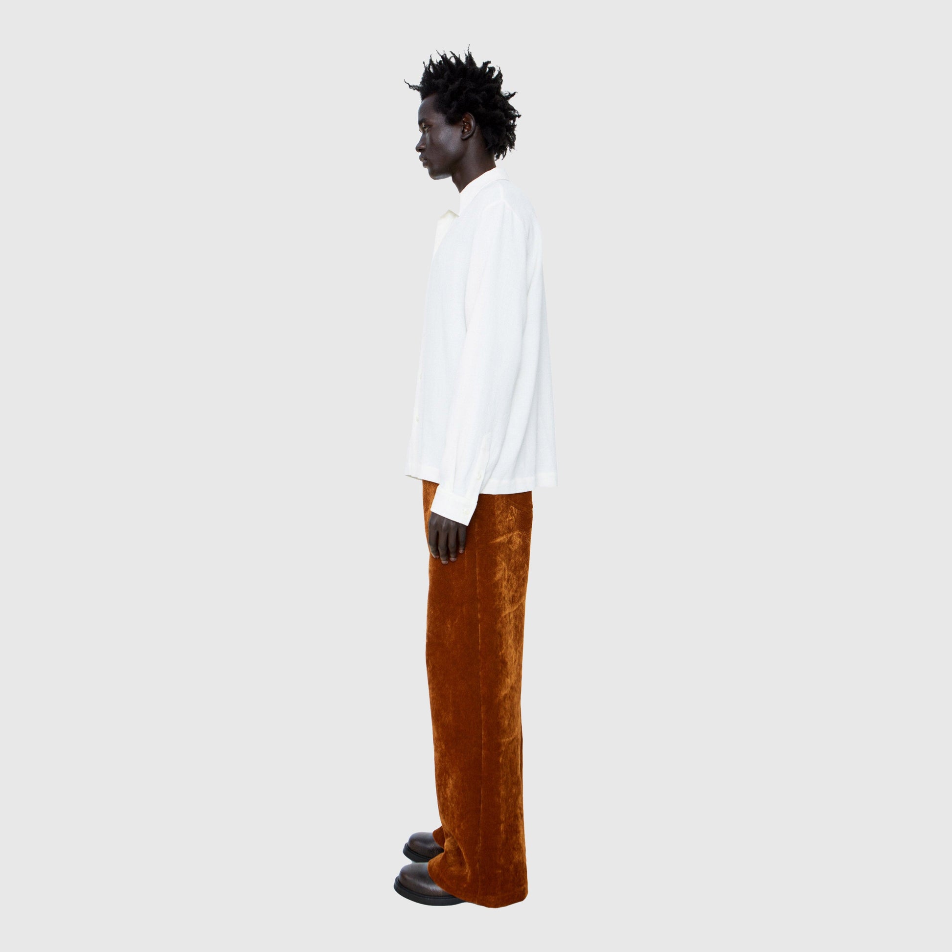 Séfr Sense Shirt - Off White Crepe Shirt Séfr 