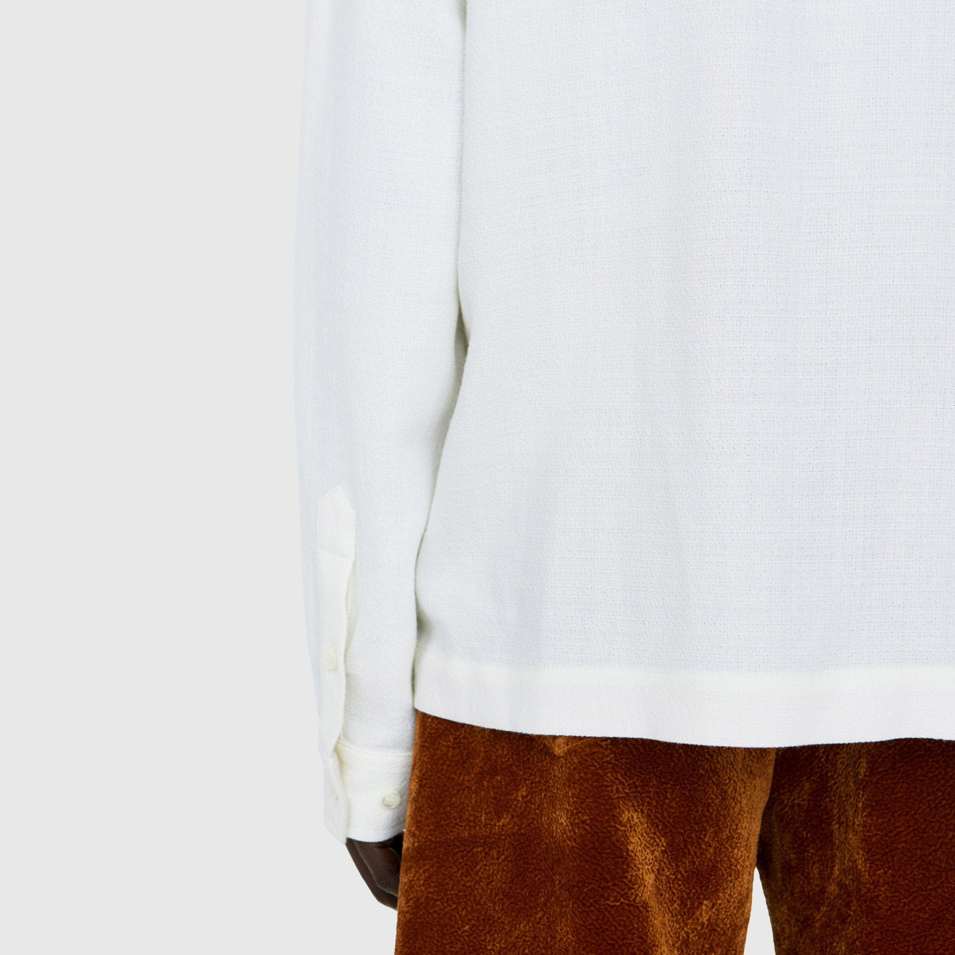 Séfr Sense Shirt - Off White Crepe Shirt Séfr 