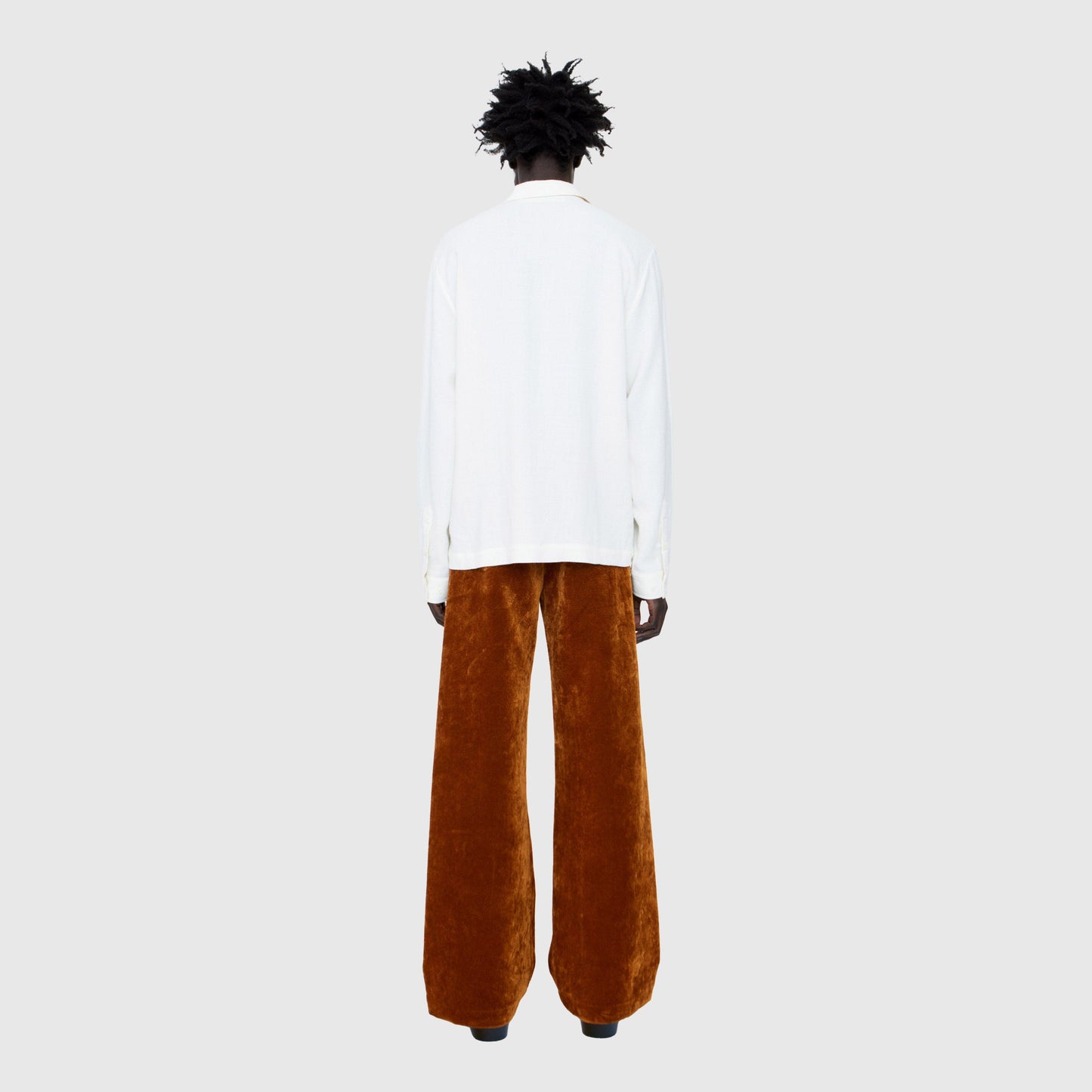 Séfr Sense Shirt - Off White Crepe Shirt Séfr 