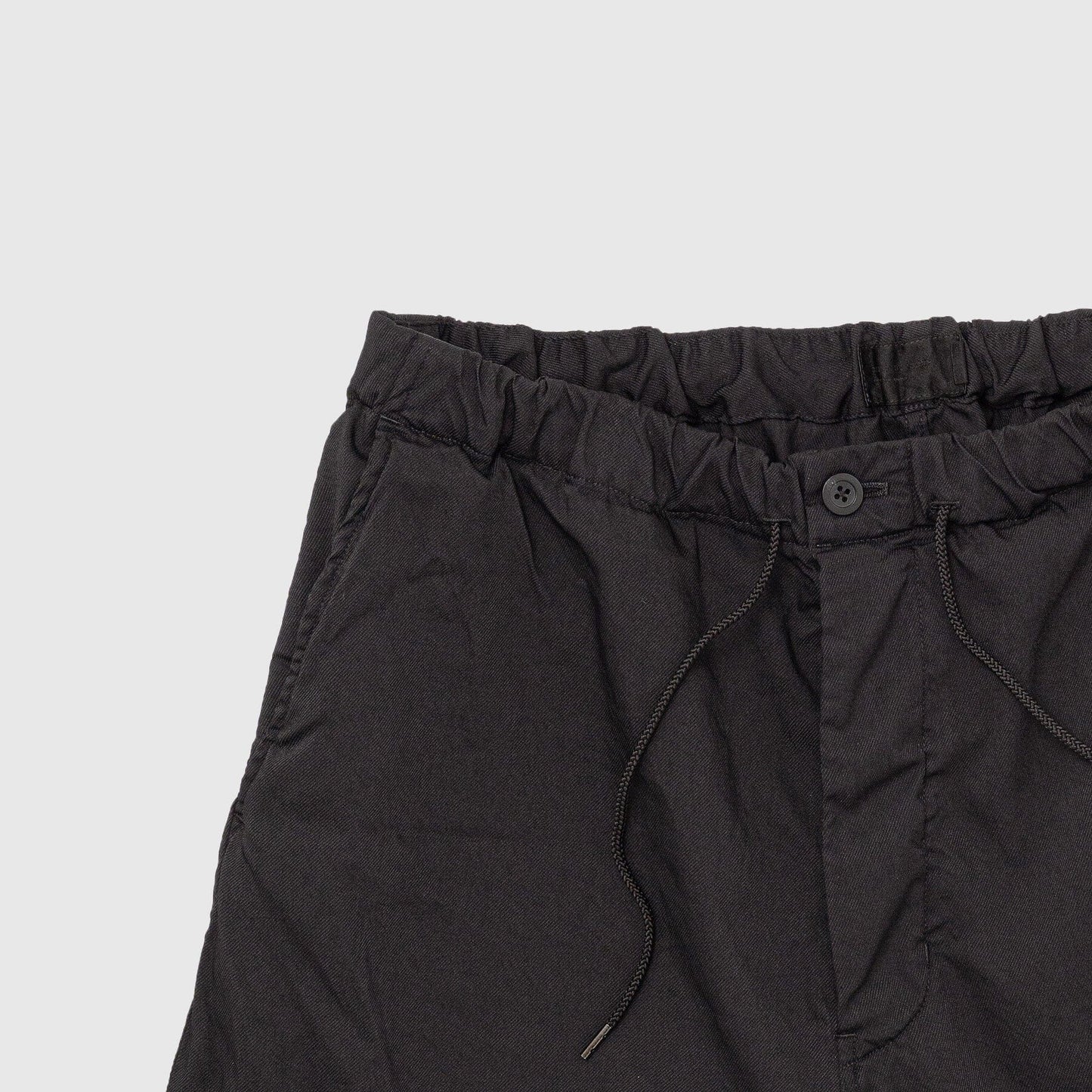 Still By Hand Garment-Dye Easy Pants - Black Navy – Dapper