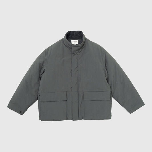 Still by Hand Round Puffy Blouson - Slate Grey Jacket Still By Hand 