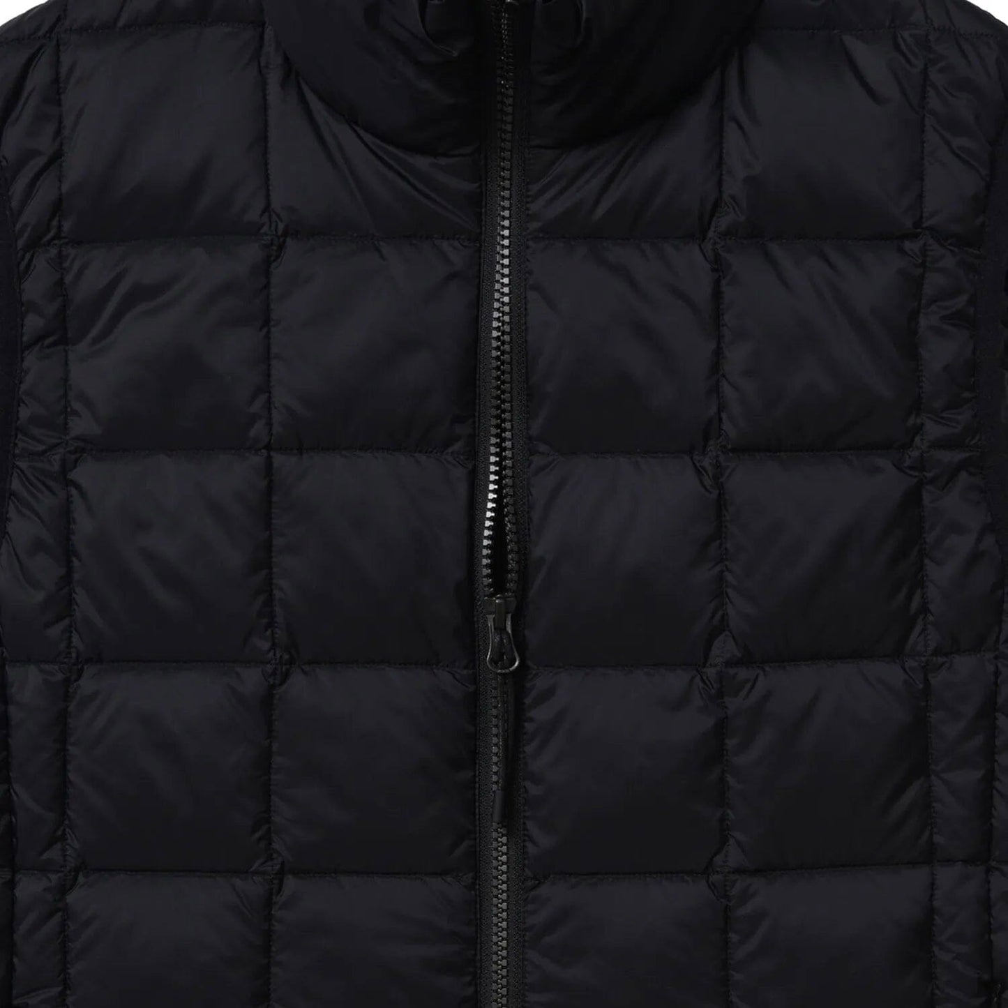 Taion High-Neck Down Vest - Black Jacket Taion 