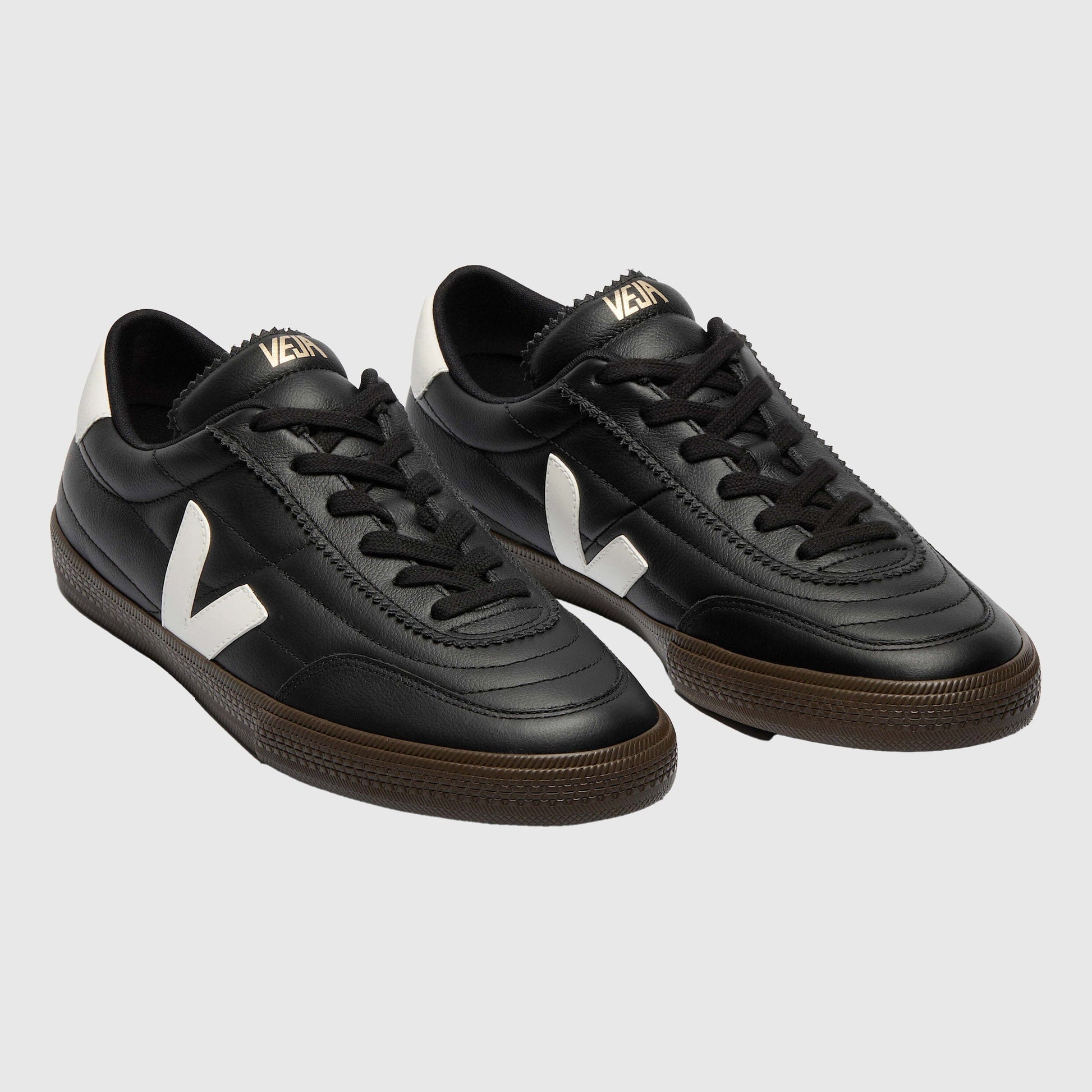 Veja Panenka O.T. Leather Sneakers - Black / White Sneakers Veja 