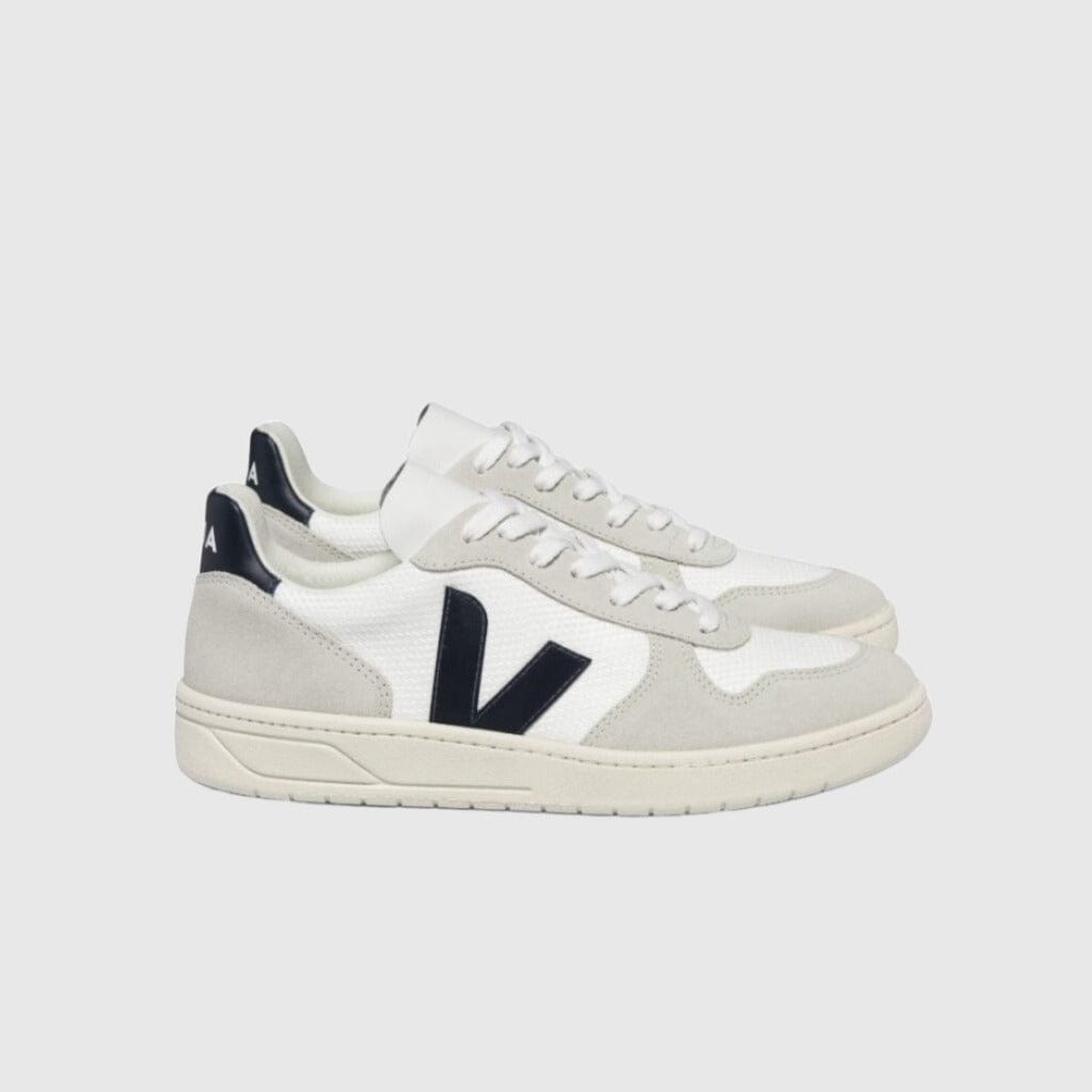 Veja V-10 B-Mesh Sneaker - White / Nautico Sneakers Veja 