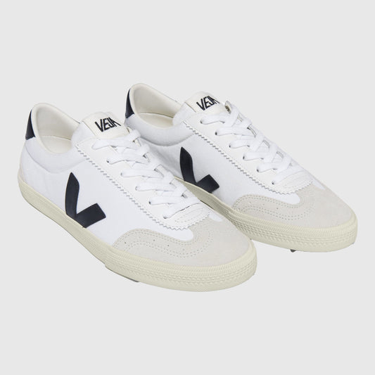 Veja Volley Canvas Sneakers - White / Black Sneakers Veja 