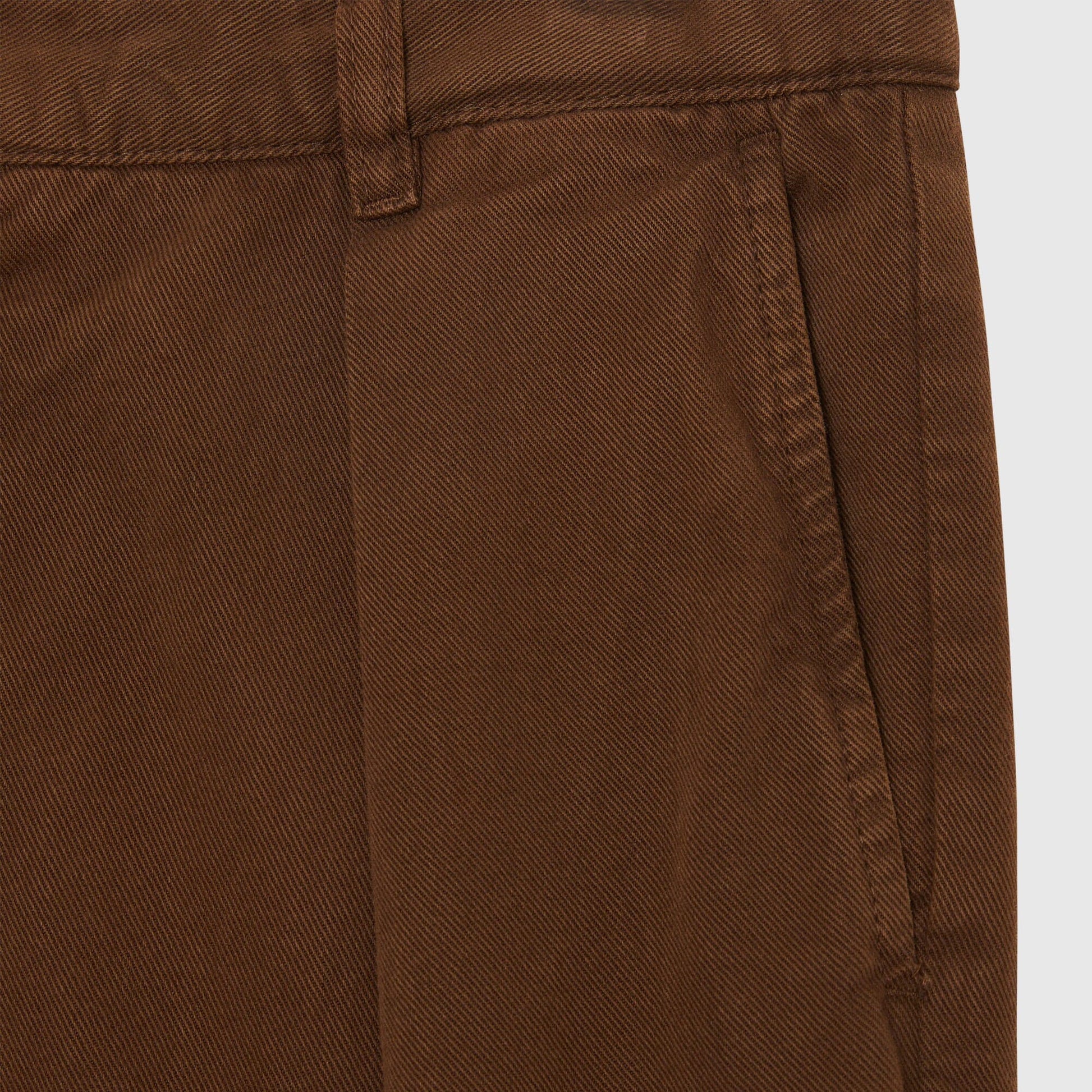 Wood Wood Lawrence Trousers - Terra Brown Pants Wood Wood 