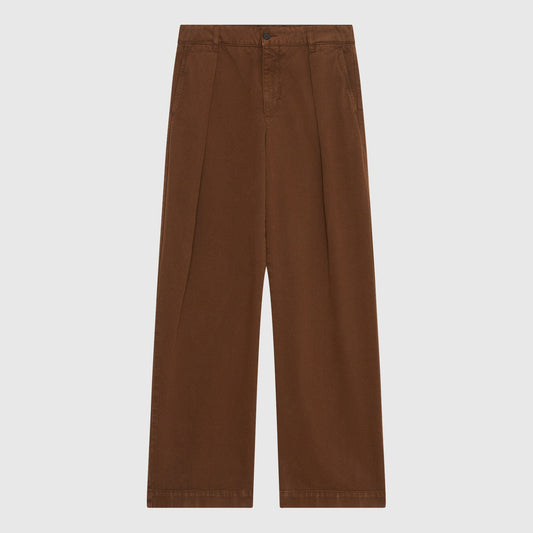 Wood Wood Lawrence Trousers - Terra Brown Pants Wood Wood 