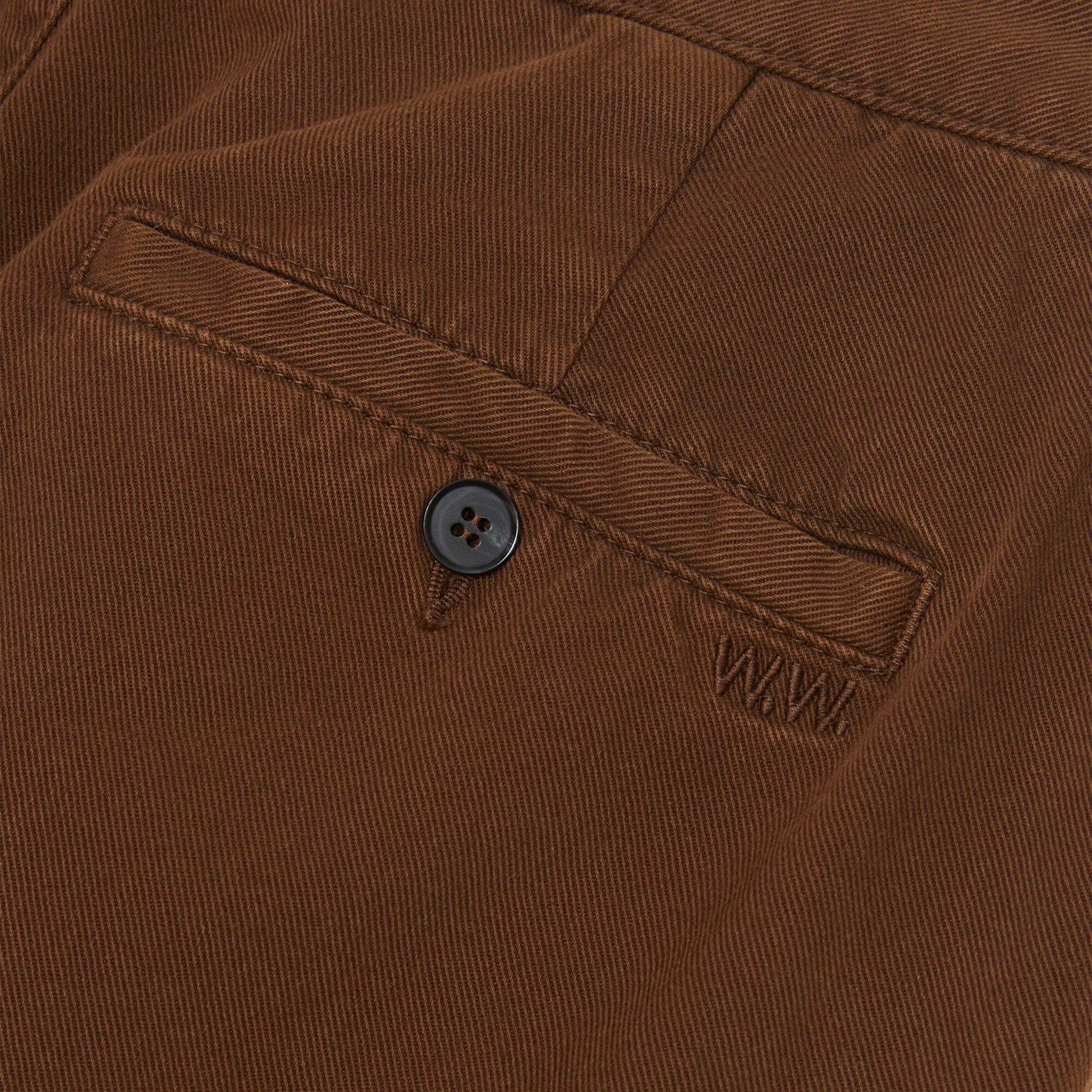 Wood Wood Lawrence Trousers - Terra Brown Pants Wood Wood 