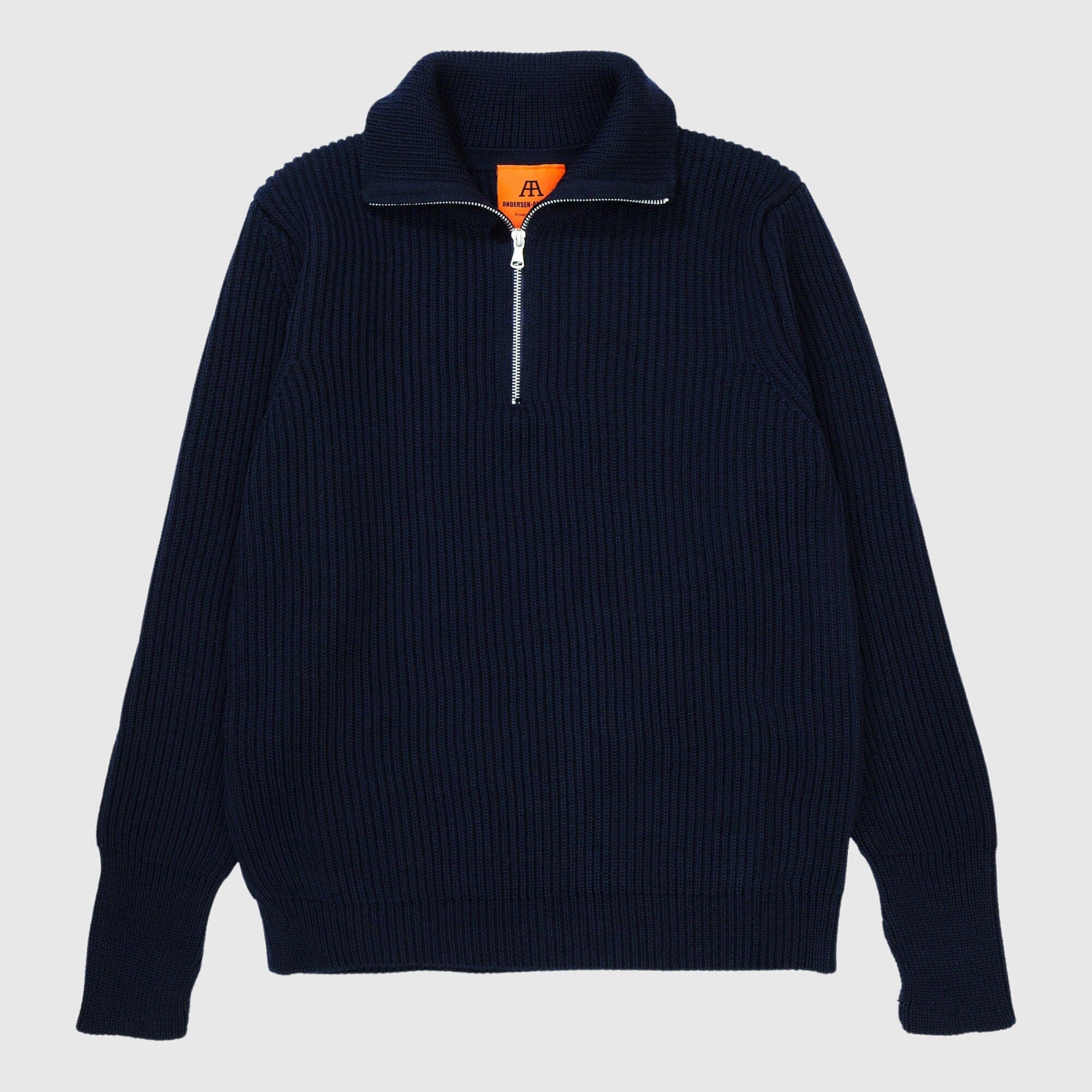 Andersen-Andersen Half Zip - Navy Blue – Dapper