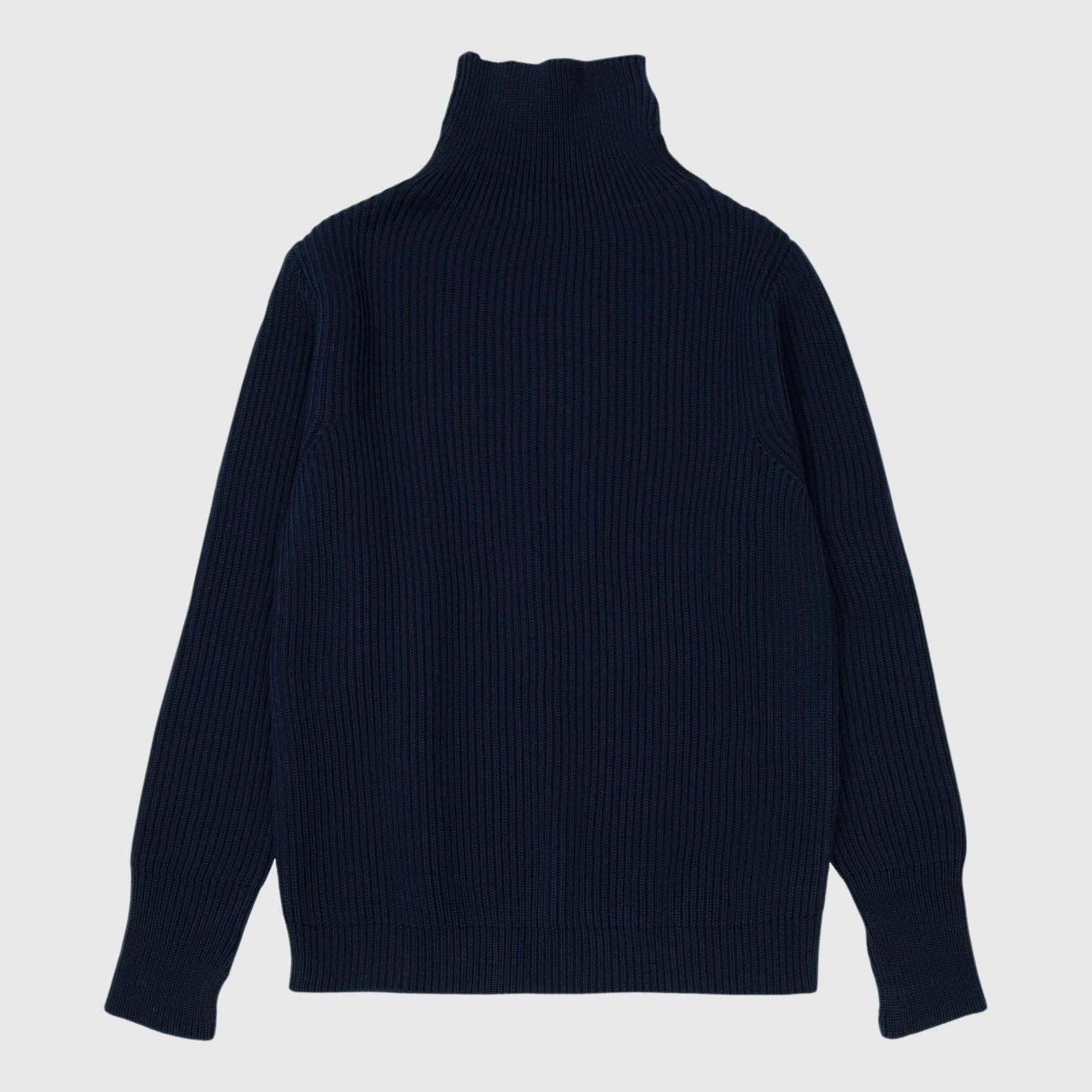 Andersen Andersen Turtleneck Navy Blue Dapper