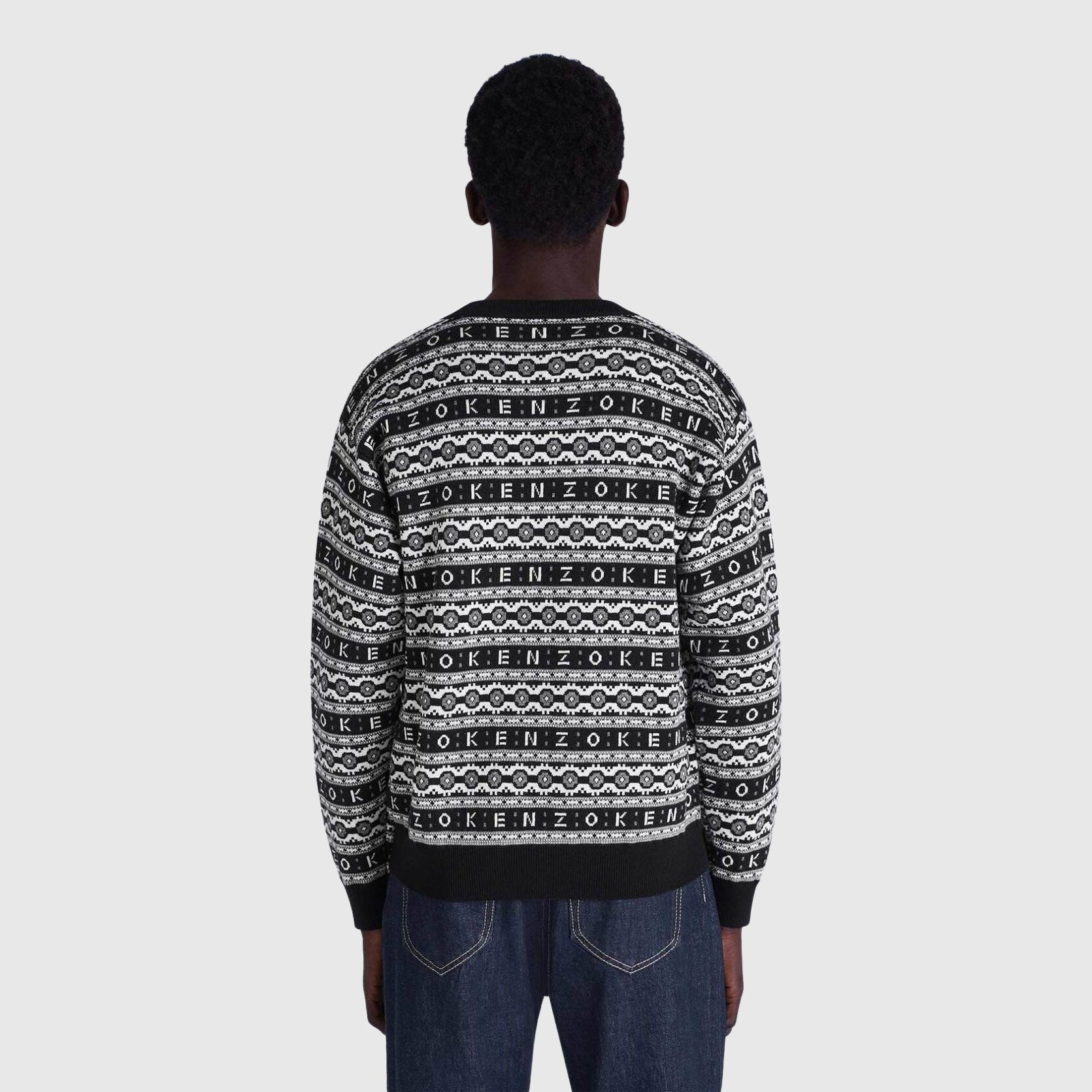 Kenzo jumper sale black and white