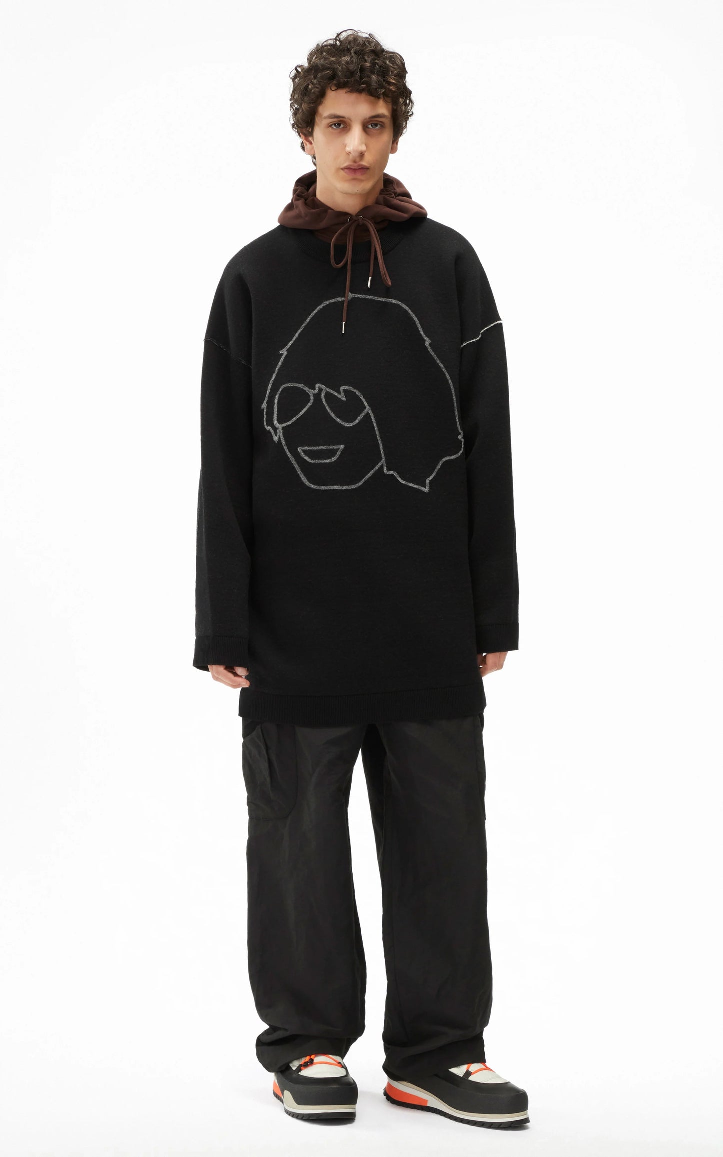 KENZO 'Tribute' oversize wool jumper - Black Knitwear Kenzo 