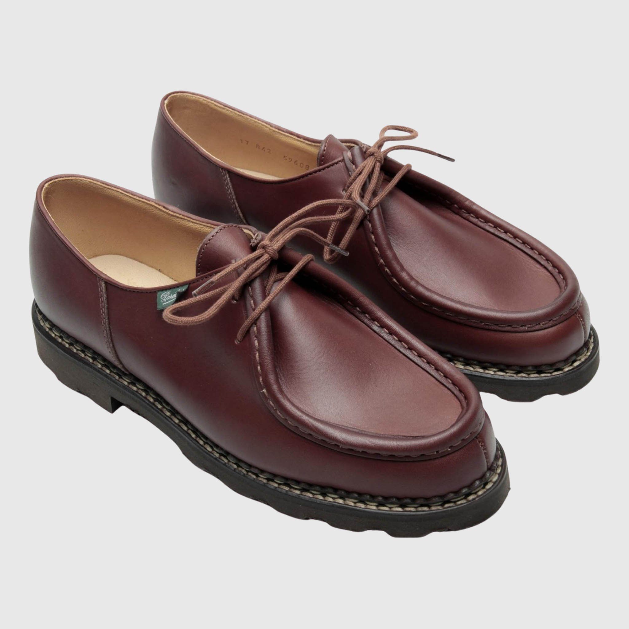 Paraboot michael chaussures online à lacets homme marron